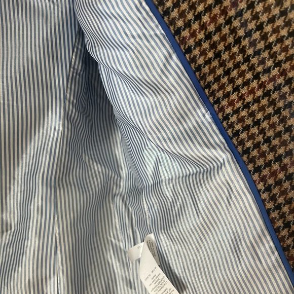 J. Crew Women's Houndstooth Blazer - Brown and Black - Picture 3 of 5